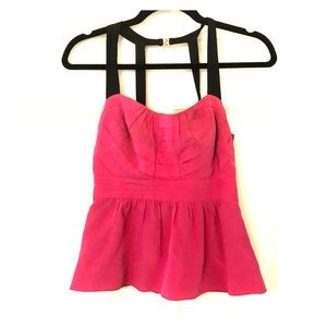 Pink Fitted Tank - size 0